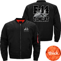 Thumbnail for F-14 Tomcat Military Fighter Jet Aircraft Cartoon JACKET THE AV8R