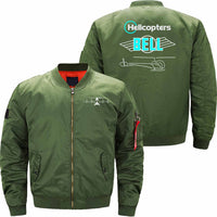 Thumbnail for HELICOPTER Ma-1 Bomber Jacket Flight Jacket Aviator Jacket THE AV8R