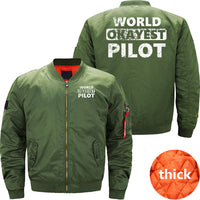 Thumbnail for Funny Pilot Pilots world okayest Pilot JACKET THE AV8R