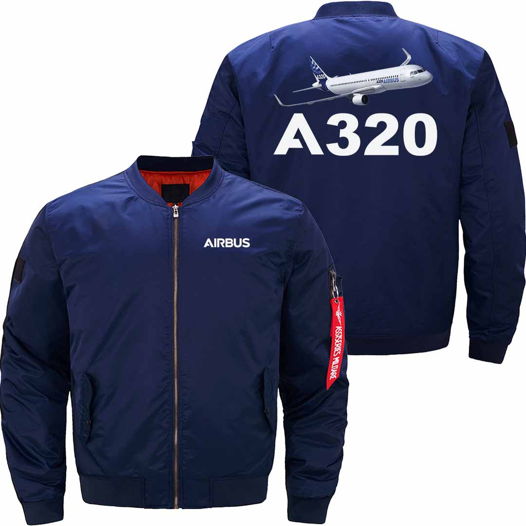 AIRBUS A320  Ma-1 Bomber Jacket Flight Jacket Aviator Jacket THE AV8R