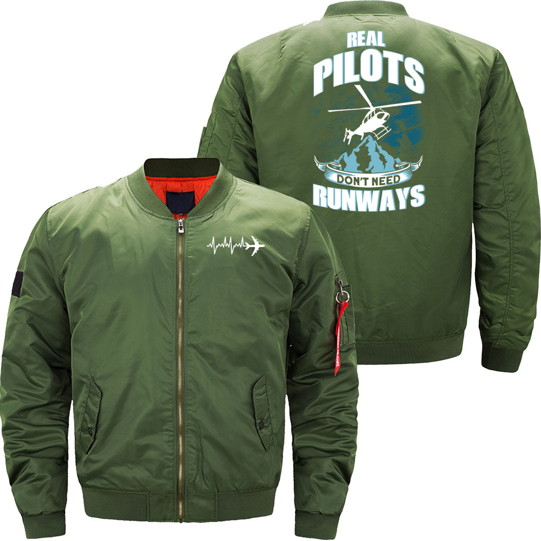 Real Pilots Don't Need Runways JACKET THE AV8R