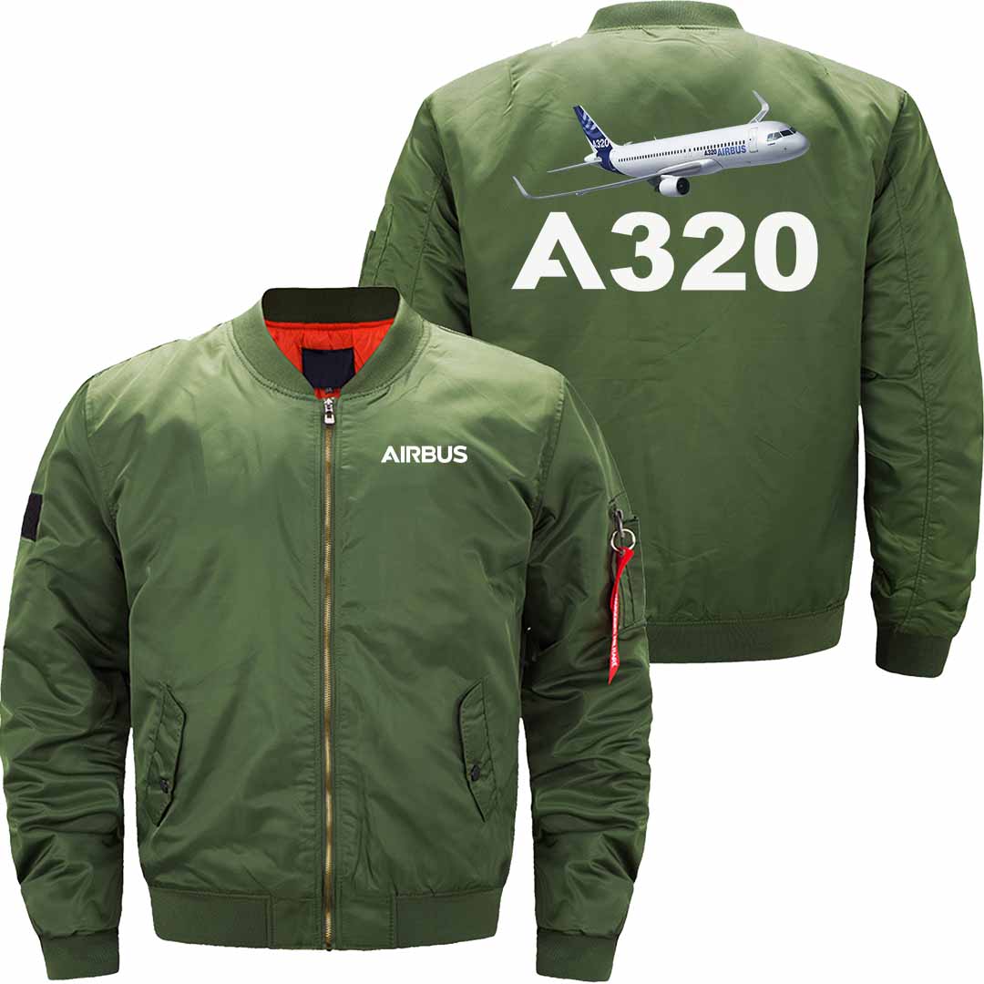 AIRBUS A320  Ma-1 Bomber Jacket Flight Jacket Aviator Jacket THE AV8R