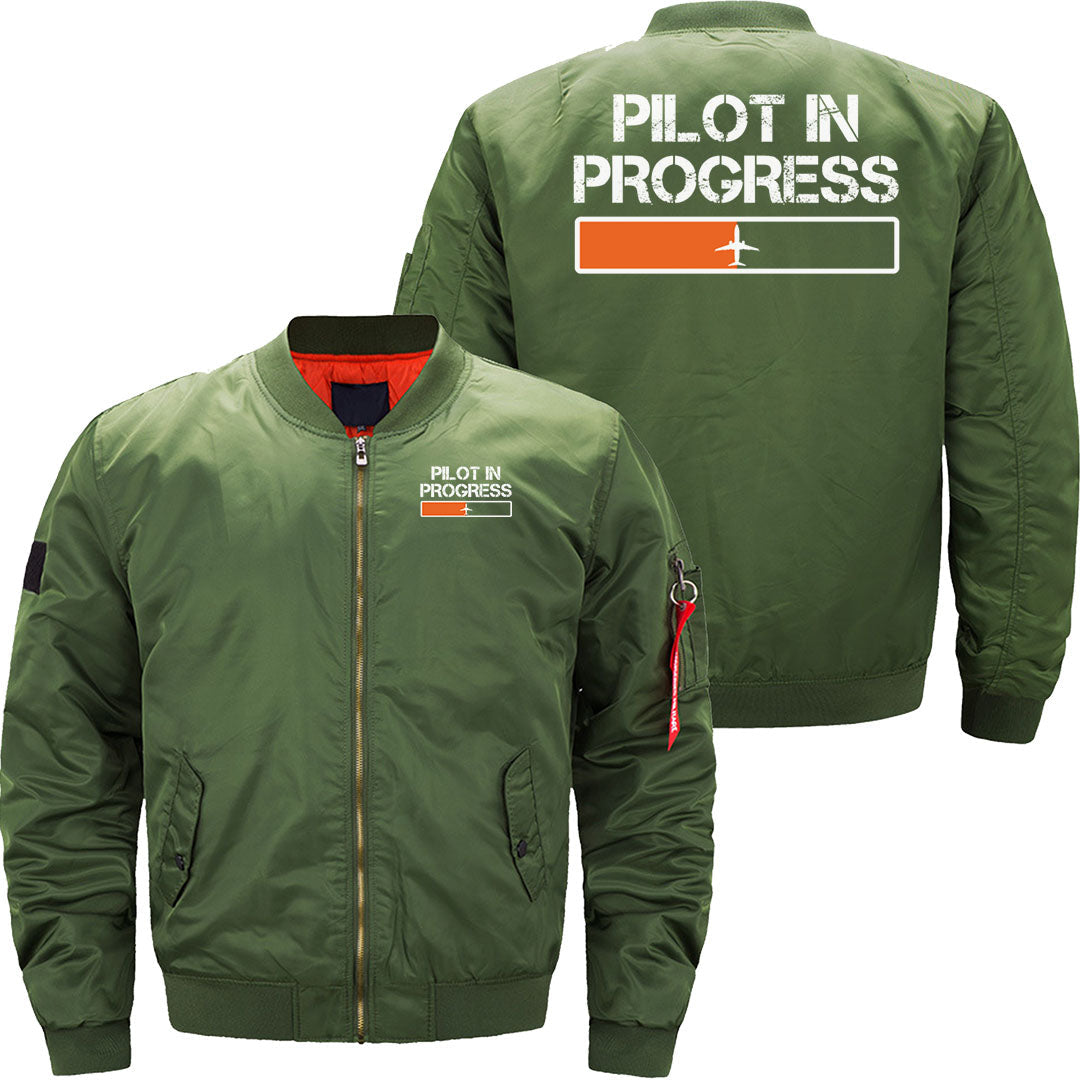 Pilot In Progress Funny Student JACKET THE AV8R