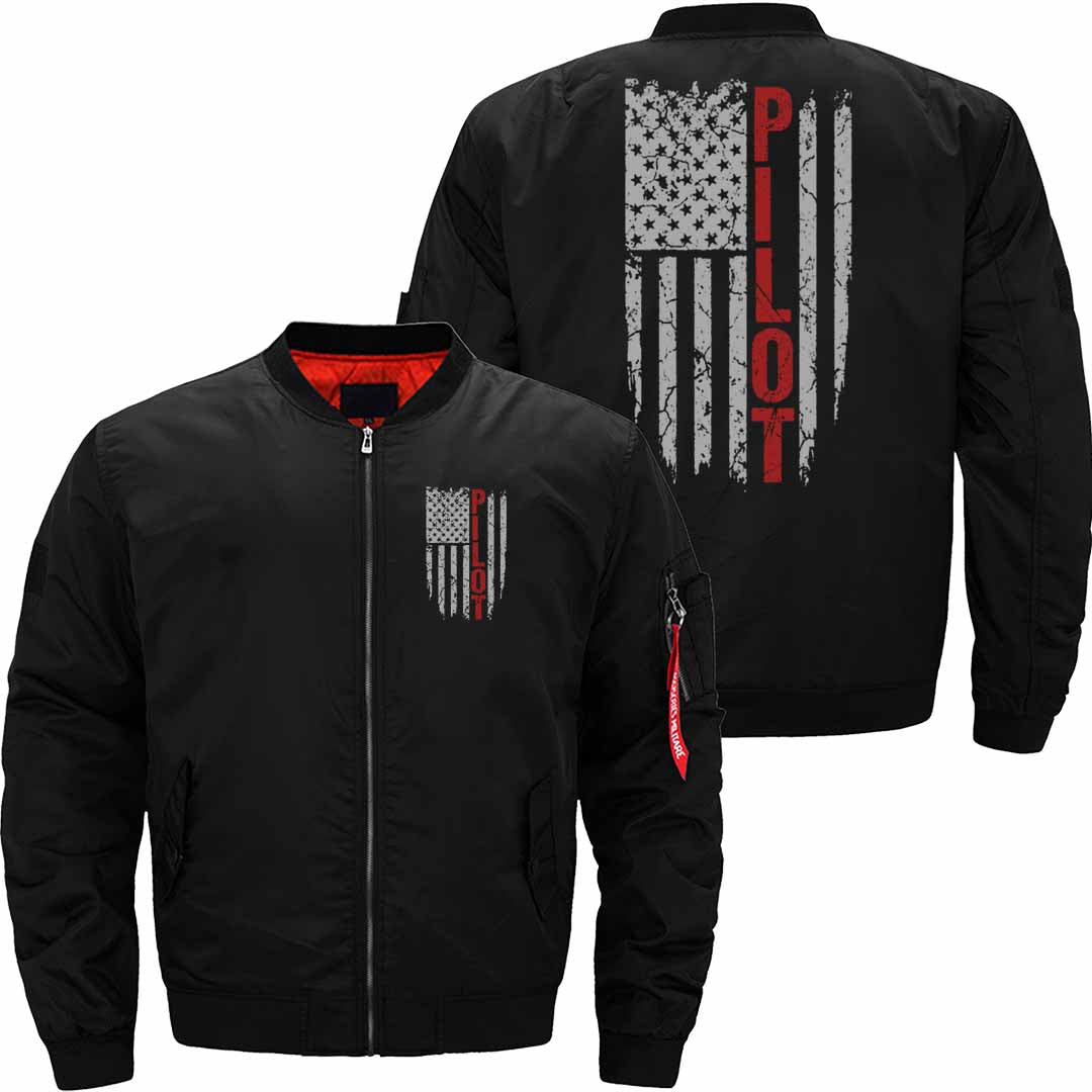 Pilot - United States of American flag JACKET THE AV8R