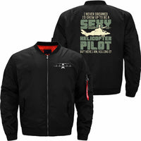 Thumbnail for HELICOPTER Ma-1 Bomber Jacket Flight Jacket Aviator Jacket THE AV8R