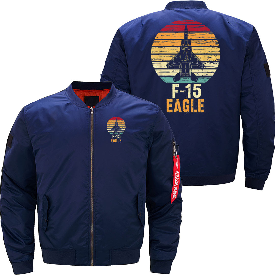 Vintage F 15 Eagle Fighter Jet Aviation JACKET THE AV8R