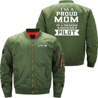 Thumbnail for I'M PROUD PILOT'S MOM JACKET THE AV8R