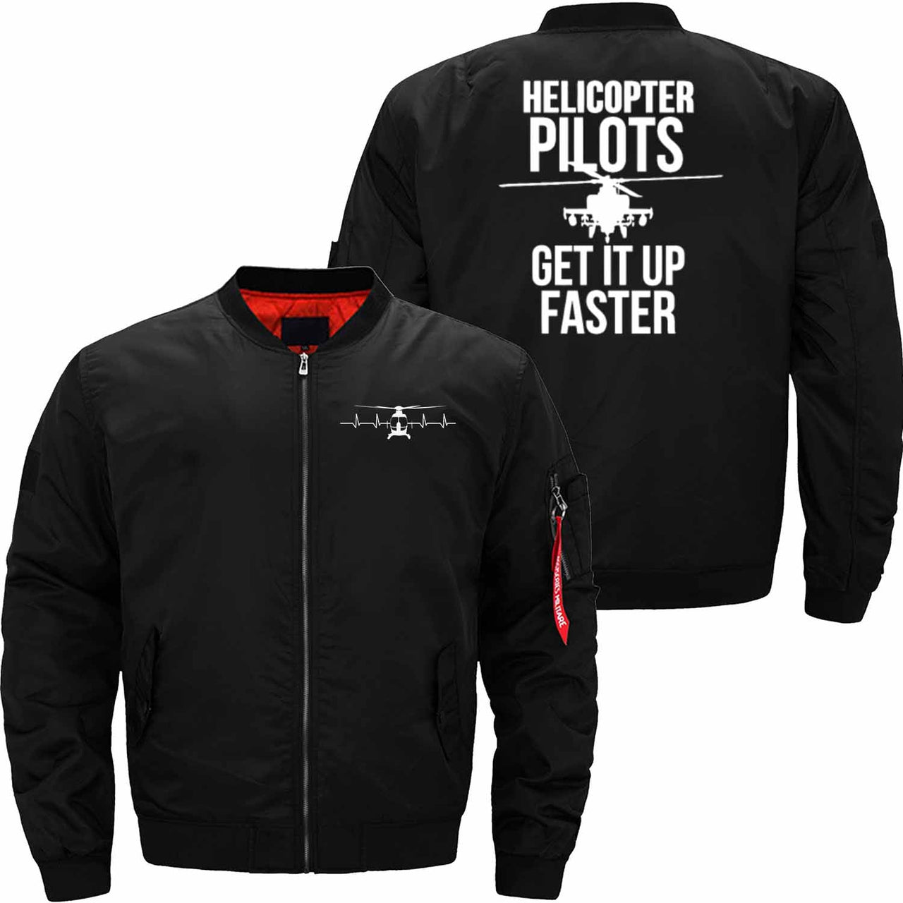 HELICOPTER Ma-1 Bomber Jacket Flight Jacket Aviator Jacket THE AV8R