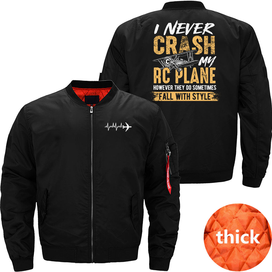 I never crash my RC plane hobby flying JACKET THE AV8R