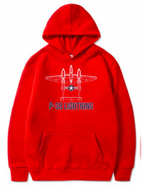 Thumbnail for P 38 Lightning Fighter Aircraft Carrier Aviation PULLOVER THE AV8R