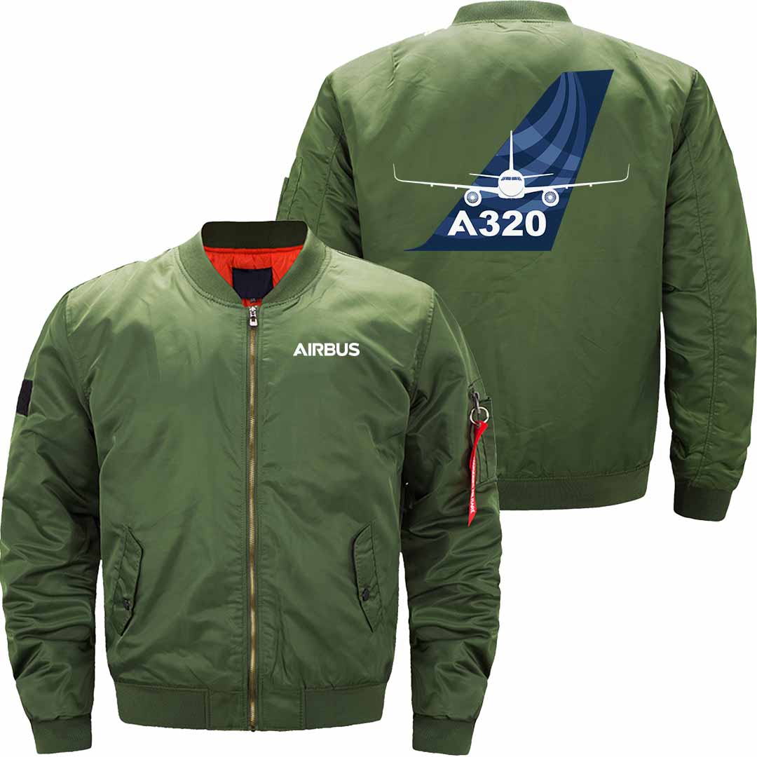 AIRBUS A320 Ma-1 Bomber Jacket Flight Jacket Aviator Jacket THE AV8R