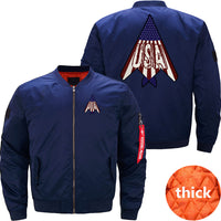 Thumbnail for USA Airplane Jet Fighter JACKET THE AV8R