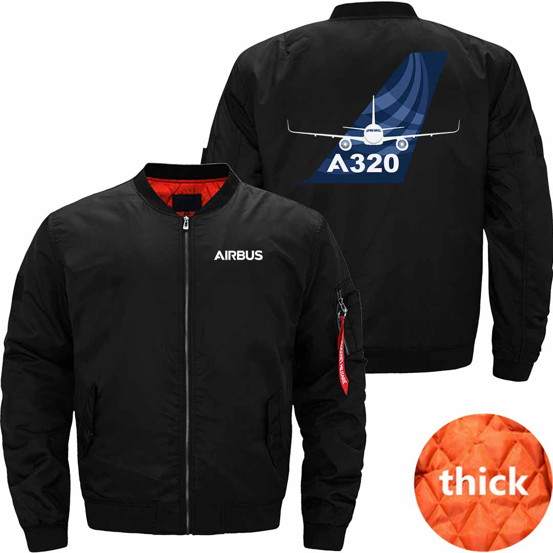 AIRBUS A320 Ma-1 Bomber Jacket Flight Jacket Aviator Jacket THE AV8R