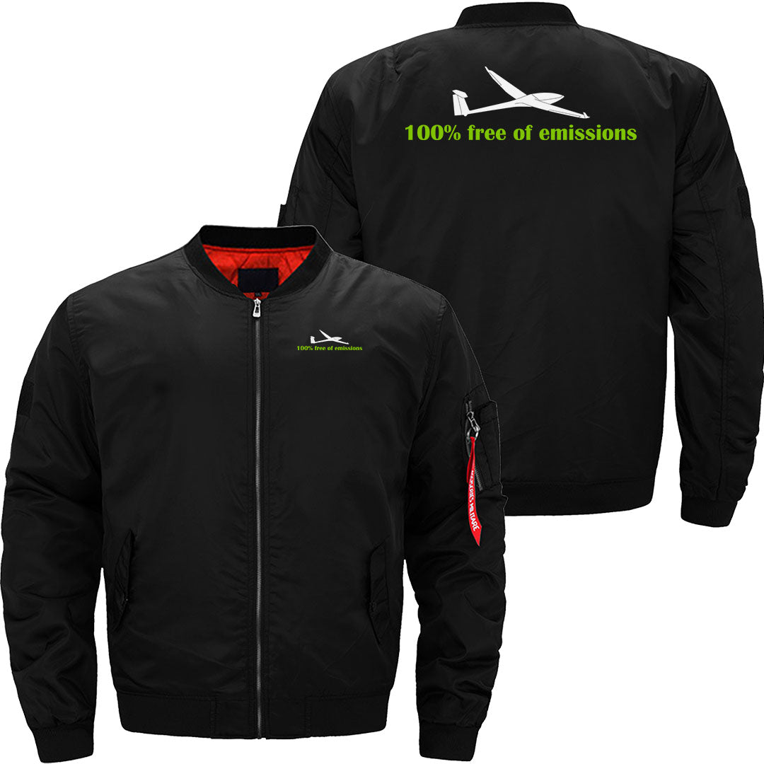 free of emissions glider pilot JACKET THE AV8R