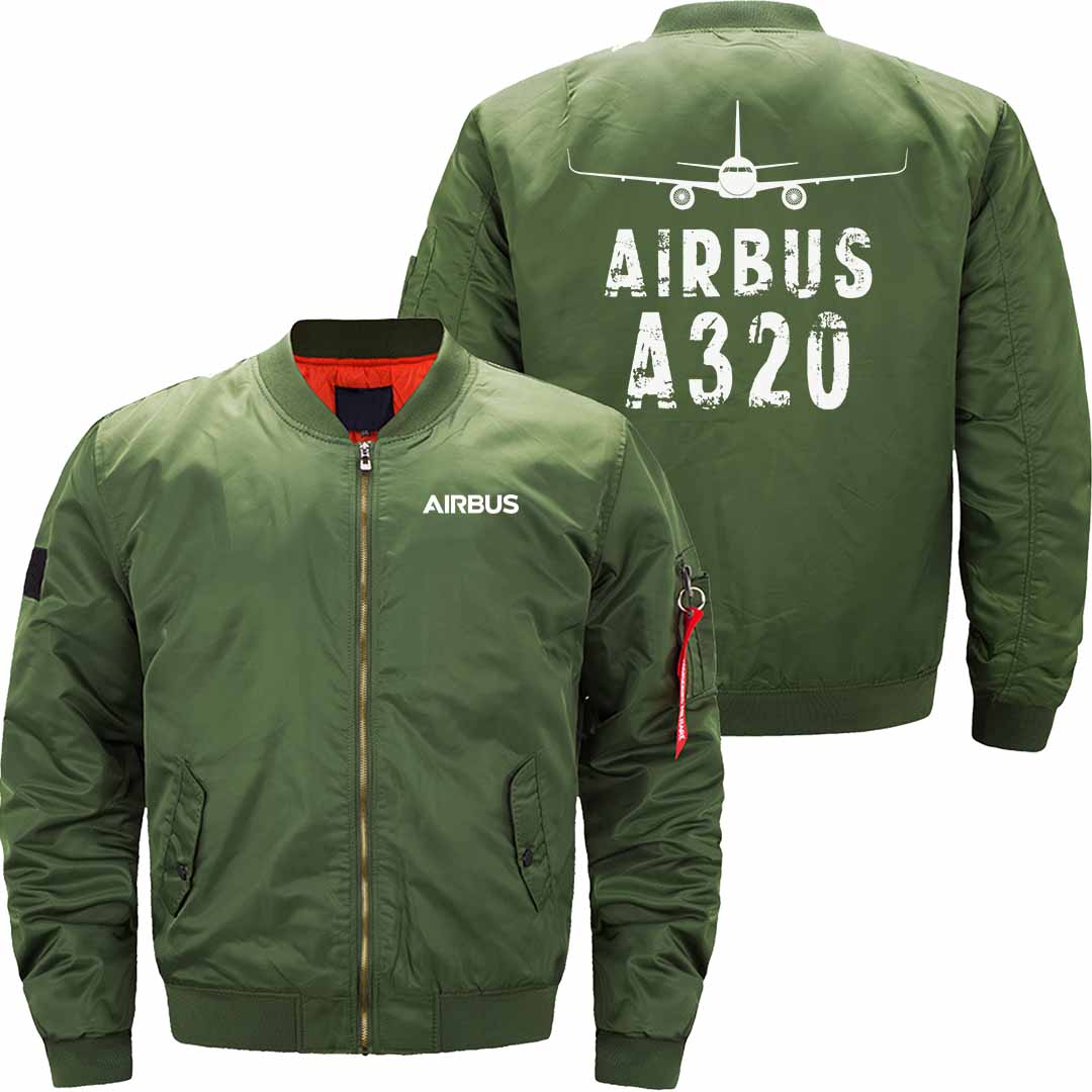 AIRBUS A320 Ma-1 Bomber Jacket Flight Jacket Aviator Jacket THE AV8R