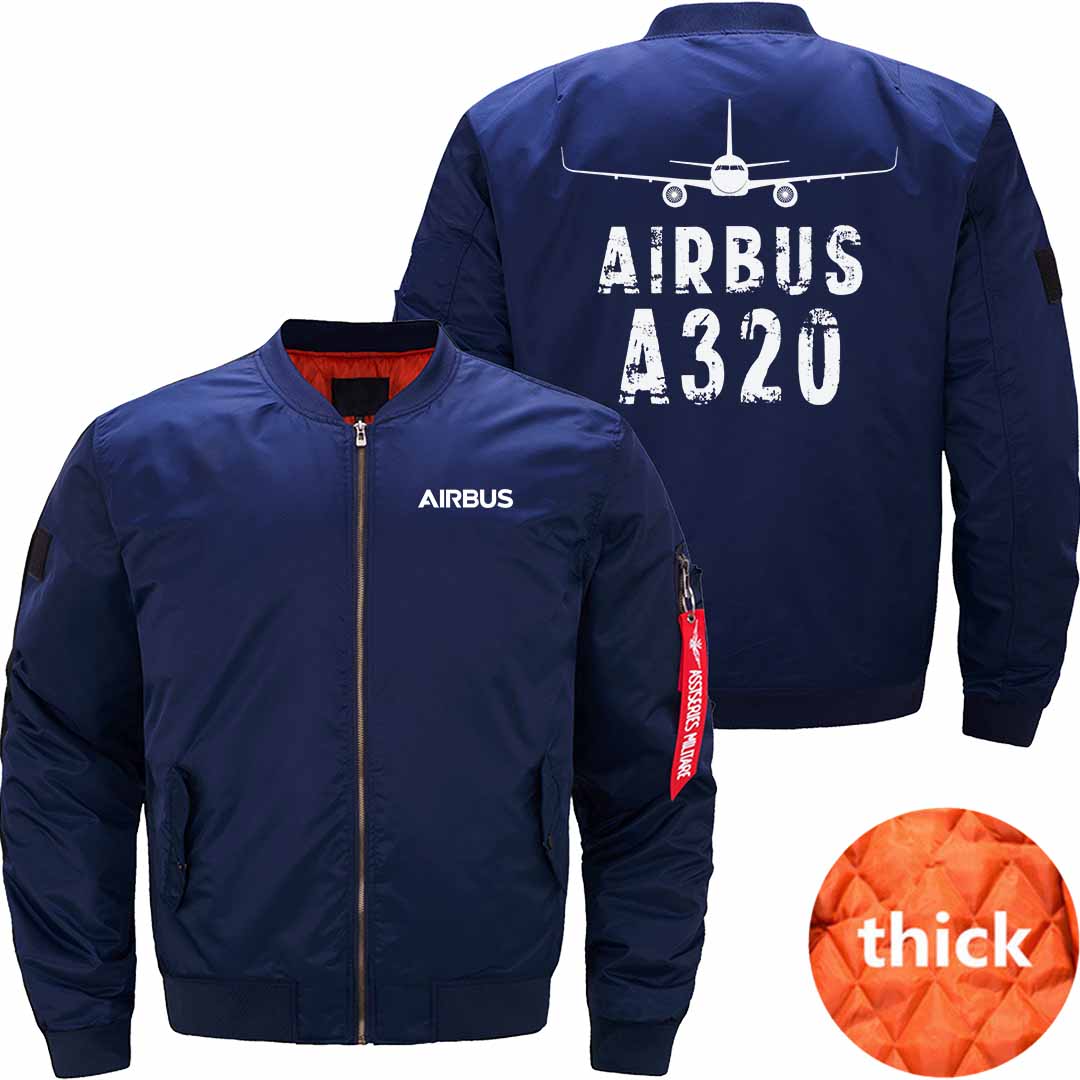 AIRBUS A320 Ma-1 Bomber Jacket Flight Jacket Aviator Jacket THE AV8R