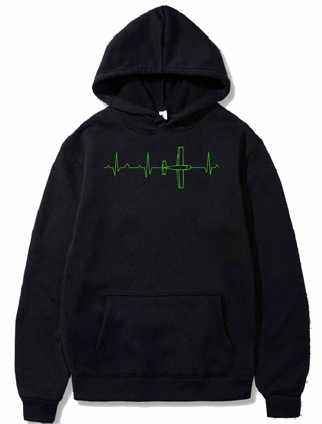 Airplane Pilot Heartbeat PULLOVER THE AV8R