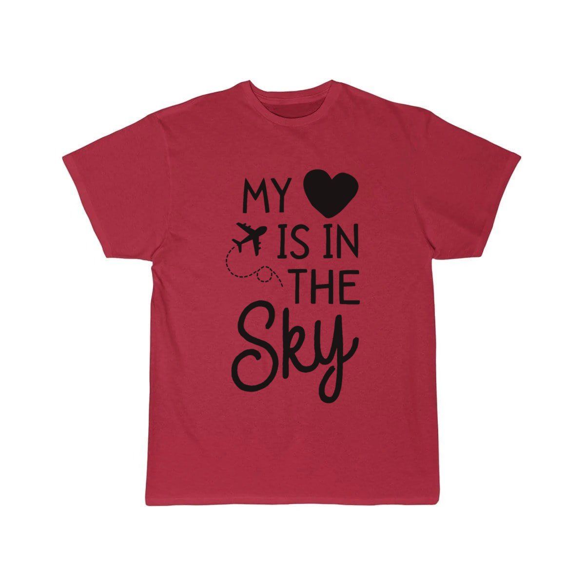 Flight Attendant Shirt For Women Mom My Heart Is T-SHIRT THE AV8R