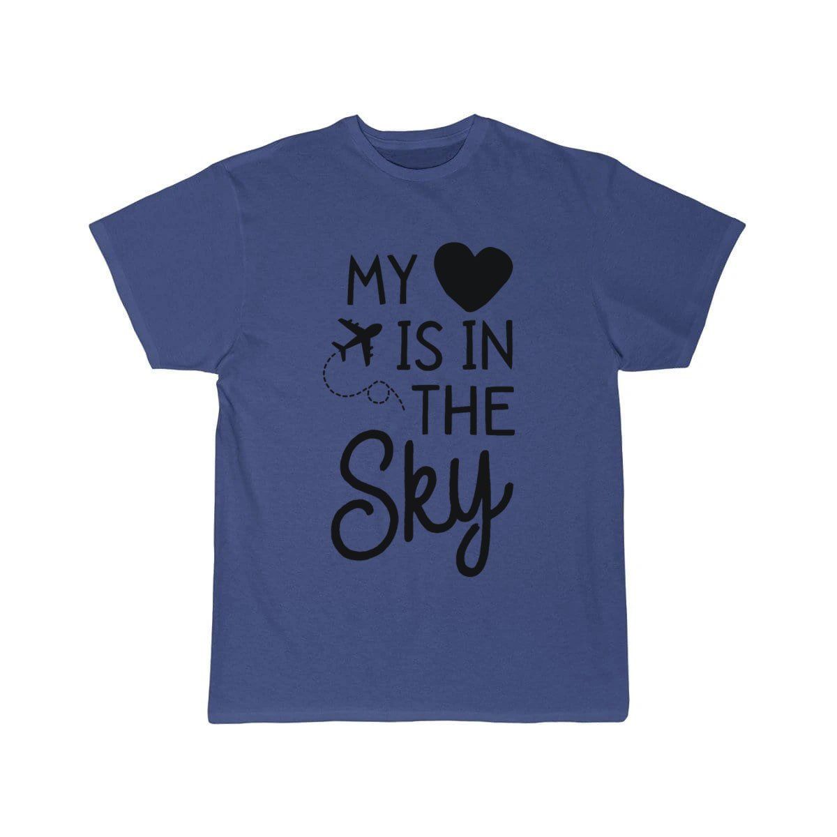 Flight Attendant Shirt For Women Mom My Heart Is T-SHIRT THE AV8R