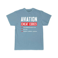 Thumbnail for Funny Pilot Airplane Gifts Aviation Cheat Codes T-SHIRT THE AV8R