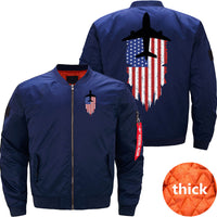 Thumbnail for USA Airplane Jet Fighter JACKET THE AV8R