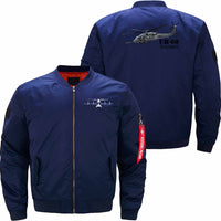 Thumbnail for HELICOPTER Ma-1 Bomber Jacket Flight Jacket Aviator Jacket THE AV8R