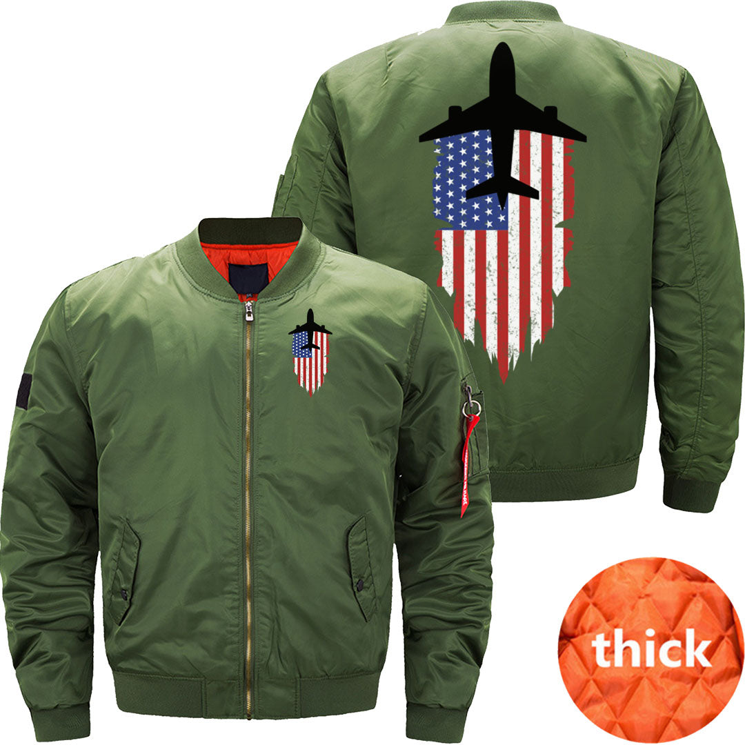 USA Airplane Jet Fighter JACKET THE AV8R