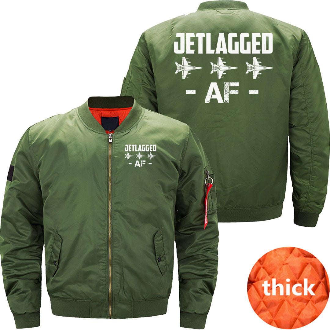 Jet Lag AF Jet Fighter Pilot Air Force Aviator JACKET THE AV8R