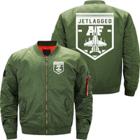 Thumbnail for Jet Lag AF Jet Fighter Pilot Air Force Aviato JACKET THE AV8R