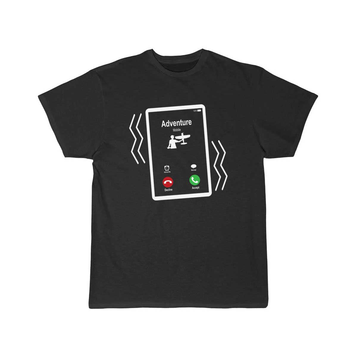 ADVENTURE MOBILE (RC AIRPLANE) IS CALLING MOBILE T - SHIRT - PILOTSX