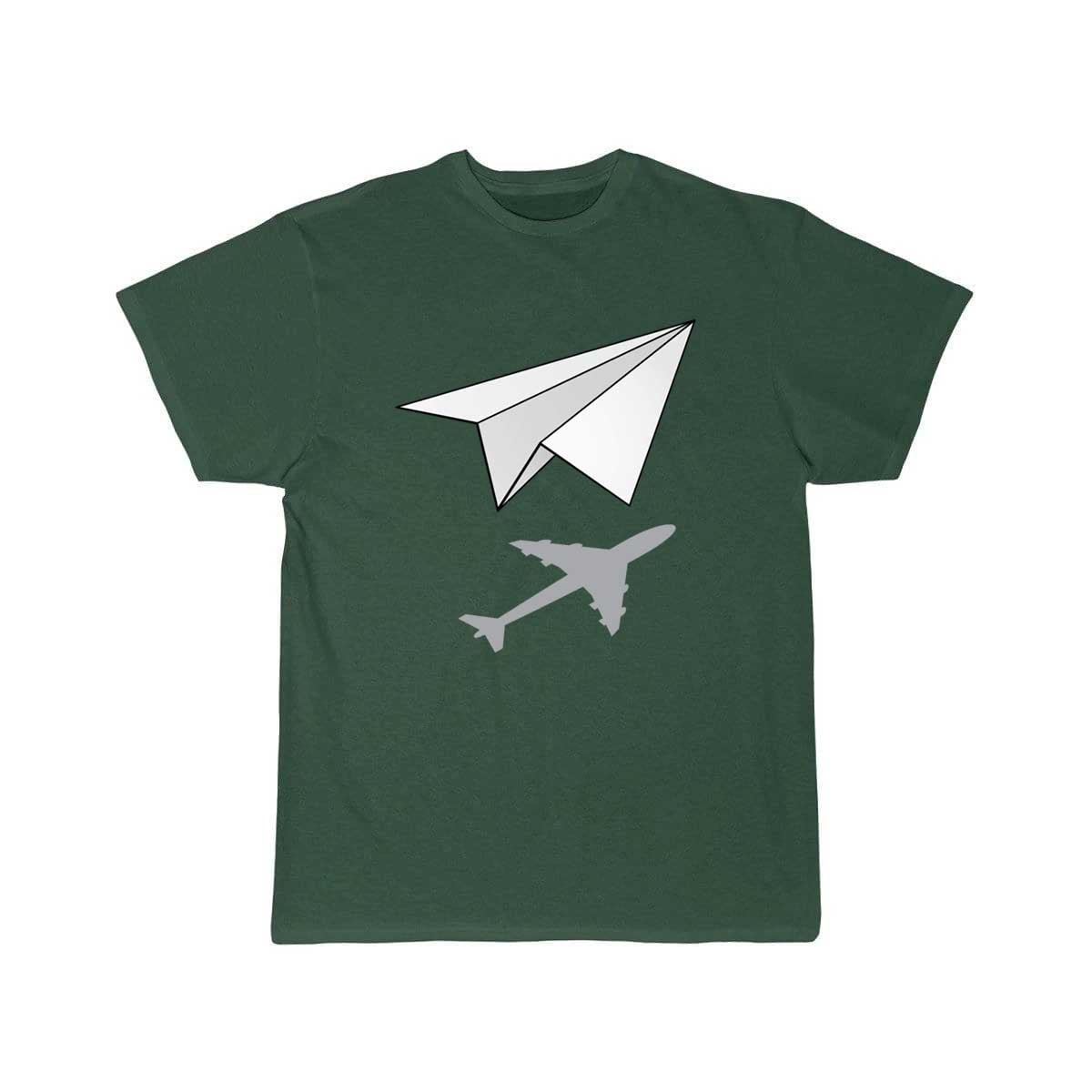 AERONAUTICAL ENGINEER PAPER AIRPLANE T - SHIRT - PILOTSX