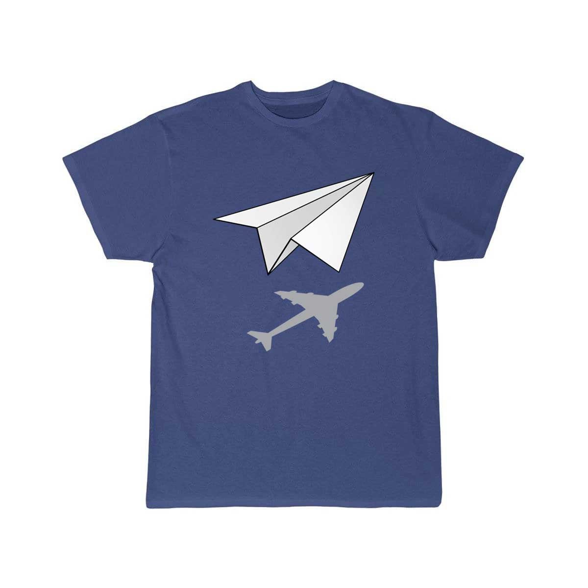 AERONAUTICAL ENGINEER PAPER AIRPLANE T - SHIRT - PILOTSX