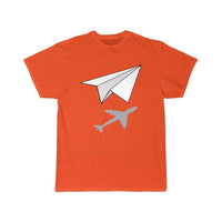 Thumbnail for AERONAUTICAL ENGINEER PAPER AIRPLANE T - SHIRT - PILOTSX