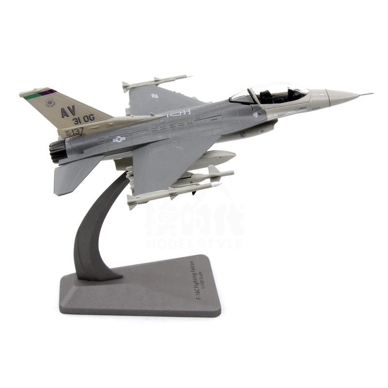 AF1 U.S. AIR FORCE F - 16C FIGHTER FALCON 31ST WING F16 DIECAST METAL FINISHED AIRCRAFT - PILOTSX