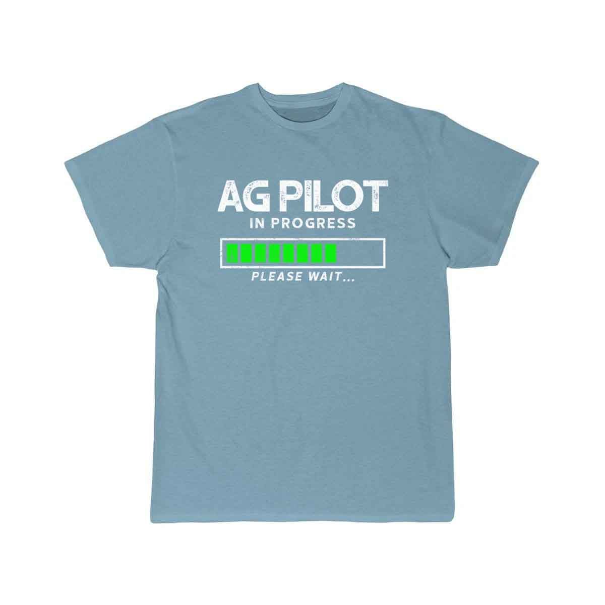 AG PILOT IN PROGRESS PLEASE WAIT… CROP DUSTER T - SHIRT - PILOTSX