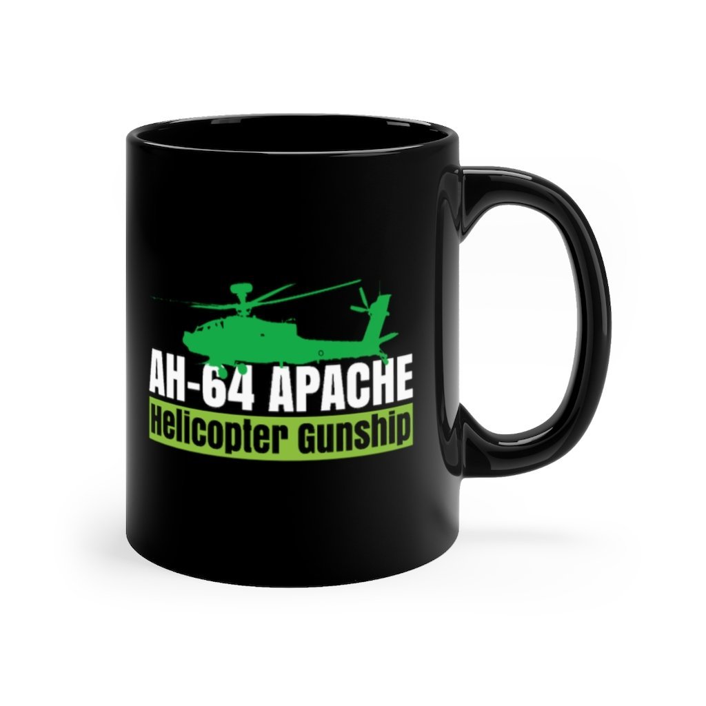 AH 64 APACHE HELICOPTER GUNSHIP MUG - PILOTSX