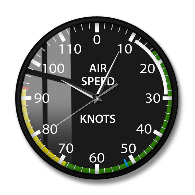 AIR CRAFT AIRSPEED INDICATOR PILOTS WALL CLOCK - PILOTSX