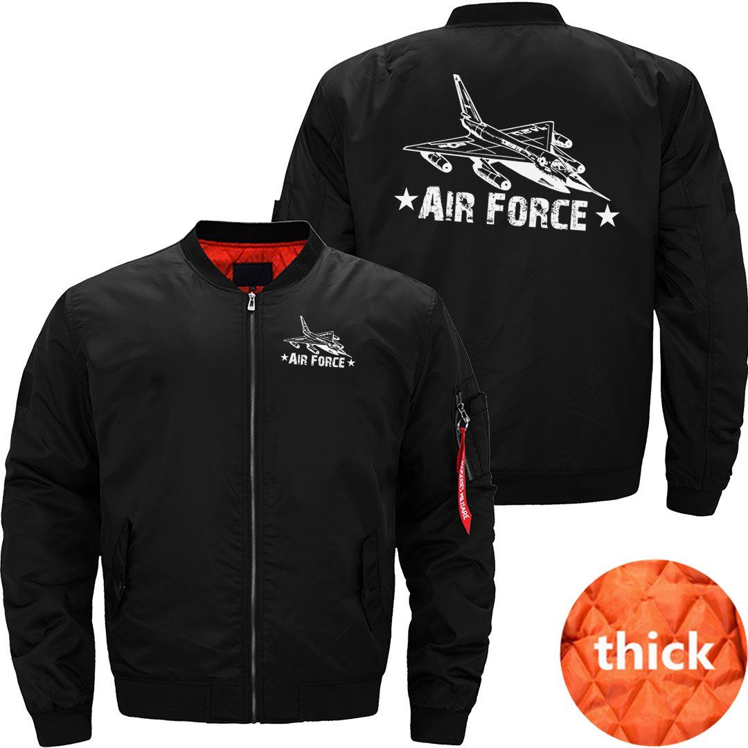 AIR FORCE FIGHTER JET T - SHIRT DESIGN MILITARY BOMBER FLIGHT AVIATOR JACKET - PILOTSX