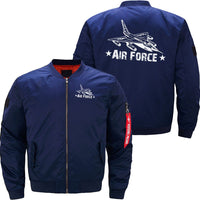 Thumbnail for AIR FORCE FIGHTER JET T - SHIRT DESIGN MILITARY BOMBER FLIGHT AVIATOR JACKET - PILOTSX