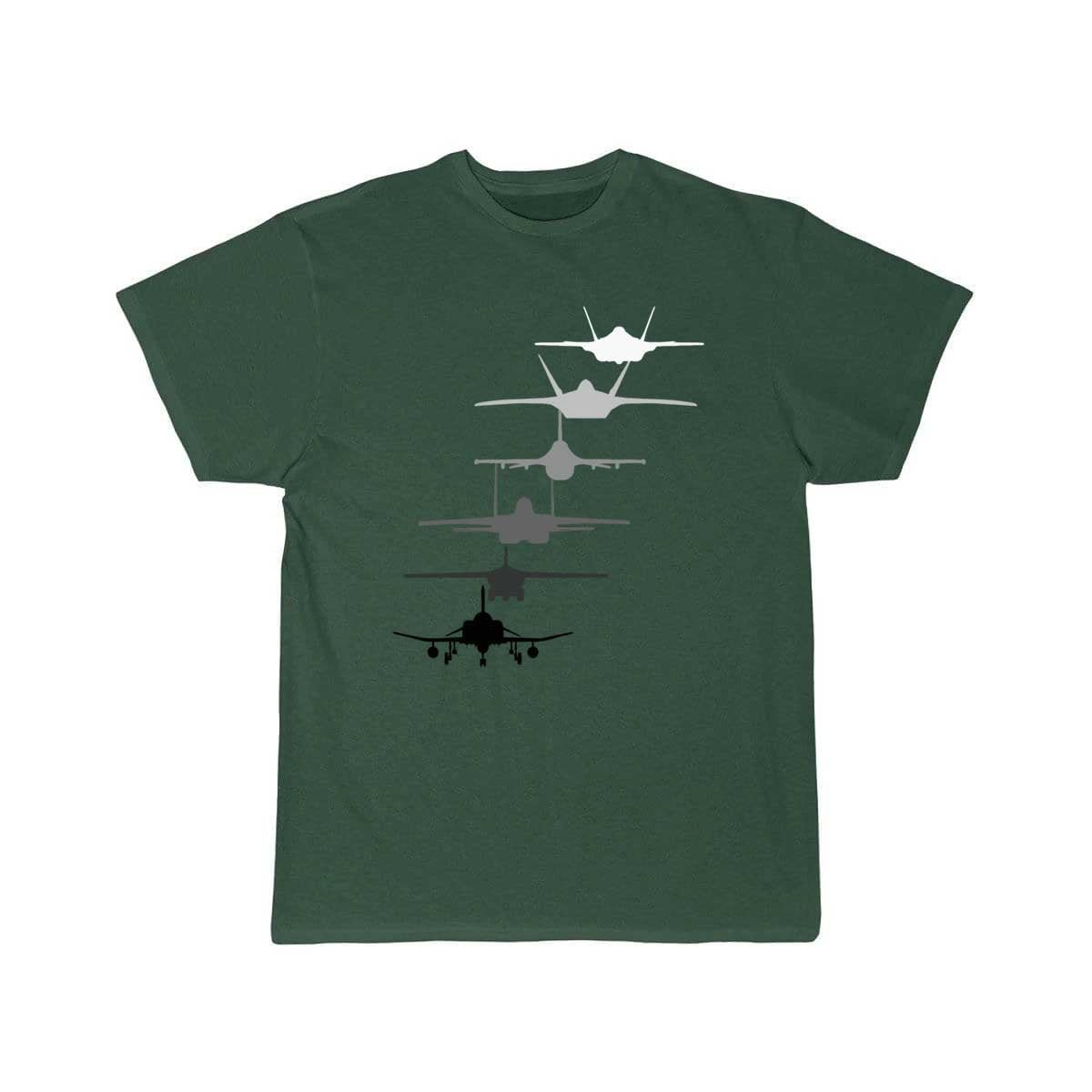 AIR FORCE FIGHTER JETS F4 F111 F15 F16 F22 F35 GIF T - SHIRT - PILOTSX