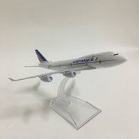 Thumbnail for AIR FRANCE BOEING 747 PLANE MODEL AIRPLANE MODEL AIRCRAFT MODEL DIECAST METAL AIRPLANES - PILOTSX