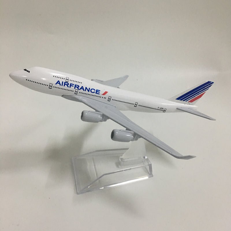 AIR FRANCE BOEING 747 PLANE MODEL AIRPLANE MODEL AIRCRAFT MODEL DIECAST METAL AIRPLANES - PILOTSX