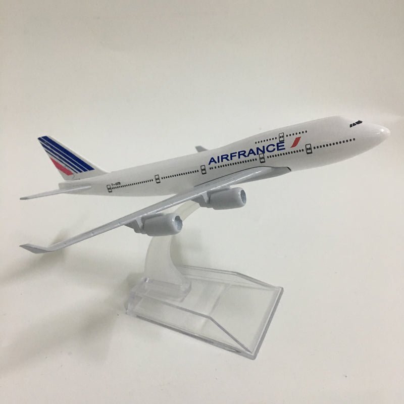 AIR FRANCE BOEING 747 PLANE MODEL AIRPLANE MODEL AIRCRAFT MODEL DIECAST METAL AIRPLANES - PILOTSX