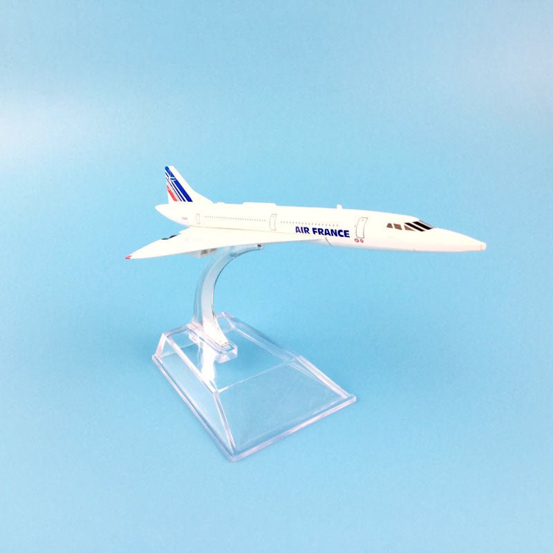 AIR FRANCE CONCORDE AIRCRAFT MODEL DIECAST METAL PLANE AIRPLANES - PILOTSX