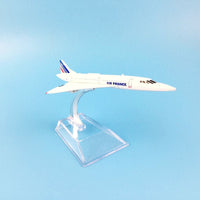 Thumbnail for AIR FRANCE CONCORDE AIRCRAFT MODEL DIECAST METAL PLANE AIRPLANES - PILOTSX