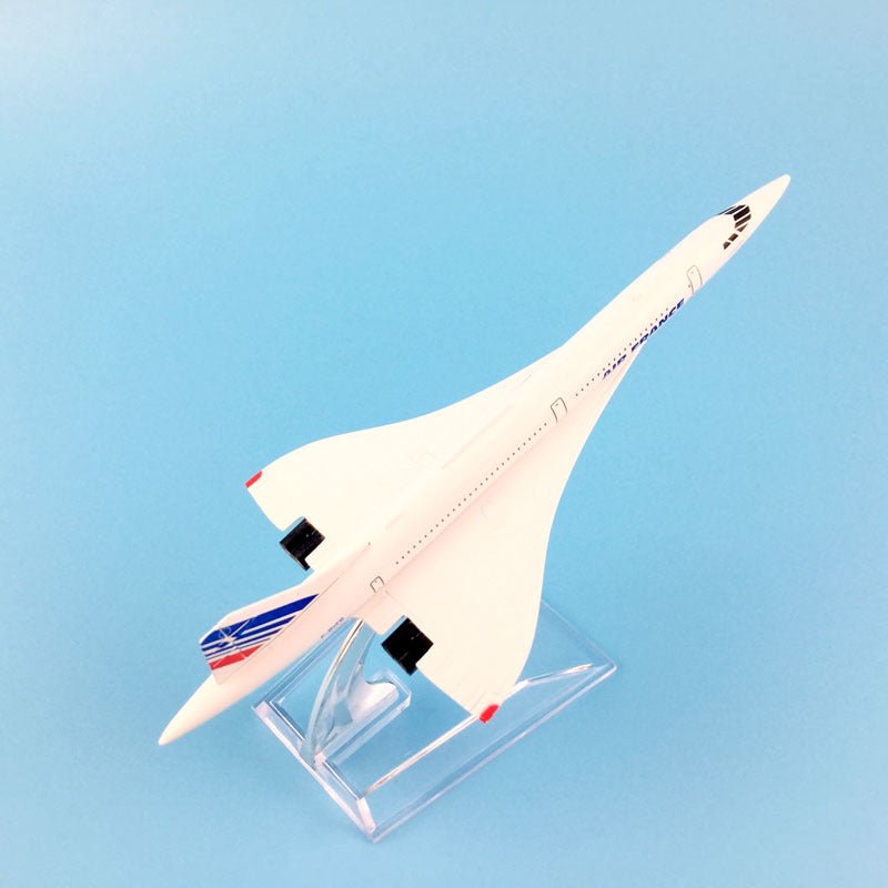 AIR FRANCE CONCORDE AIRCRAFT MODEL DIECAST METAL PLANE AIRPLANES - PILOTSX