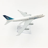 Thumbnail for AIR NEW ZEALAND BOEING 747 PLANE MODEL AIRCRAFT MODEL 1:400 DIECAST METAL AIRPLANES - PILOTSX