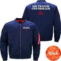 Thumbnail for AIR TRAFFIC CONTROLLER AIRFIELD FLIGHT CONTROLLER BOMBER FLIGHT AVIATOR JACKET - PILOTSX