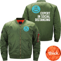 Thumbnail for AIR TRAFFIC CONTROLLER ATC AIR TRAFFIC BOMBER FLIGHT AVIATOR JACKET - PILOTSX