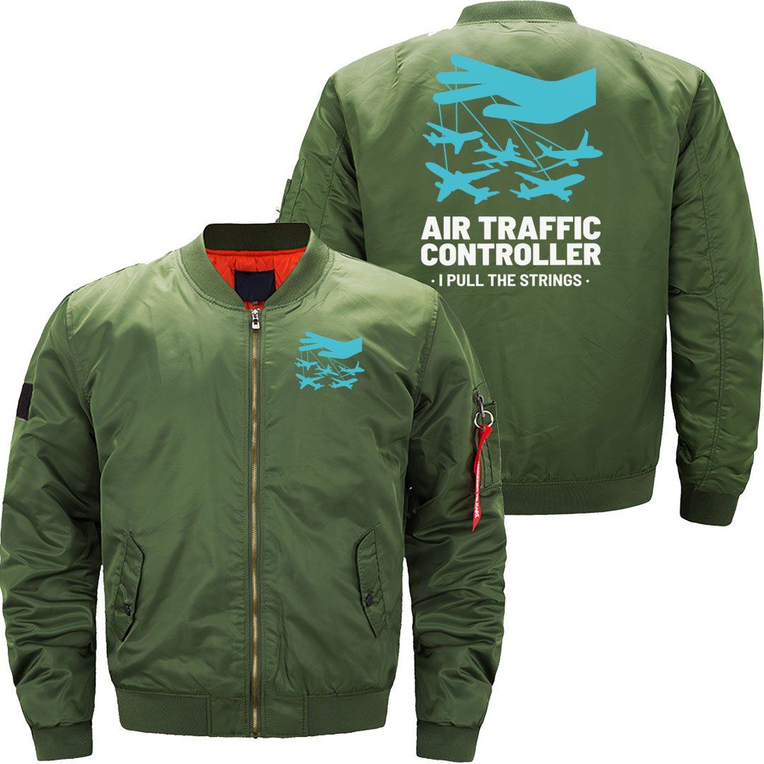 AIR TRAFFIC CONTROLLER ATC AIR TRAFFIC CONTROL BOMBER FLIGHT AVIATOR JACKET - PILOTSX